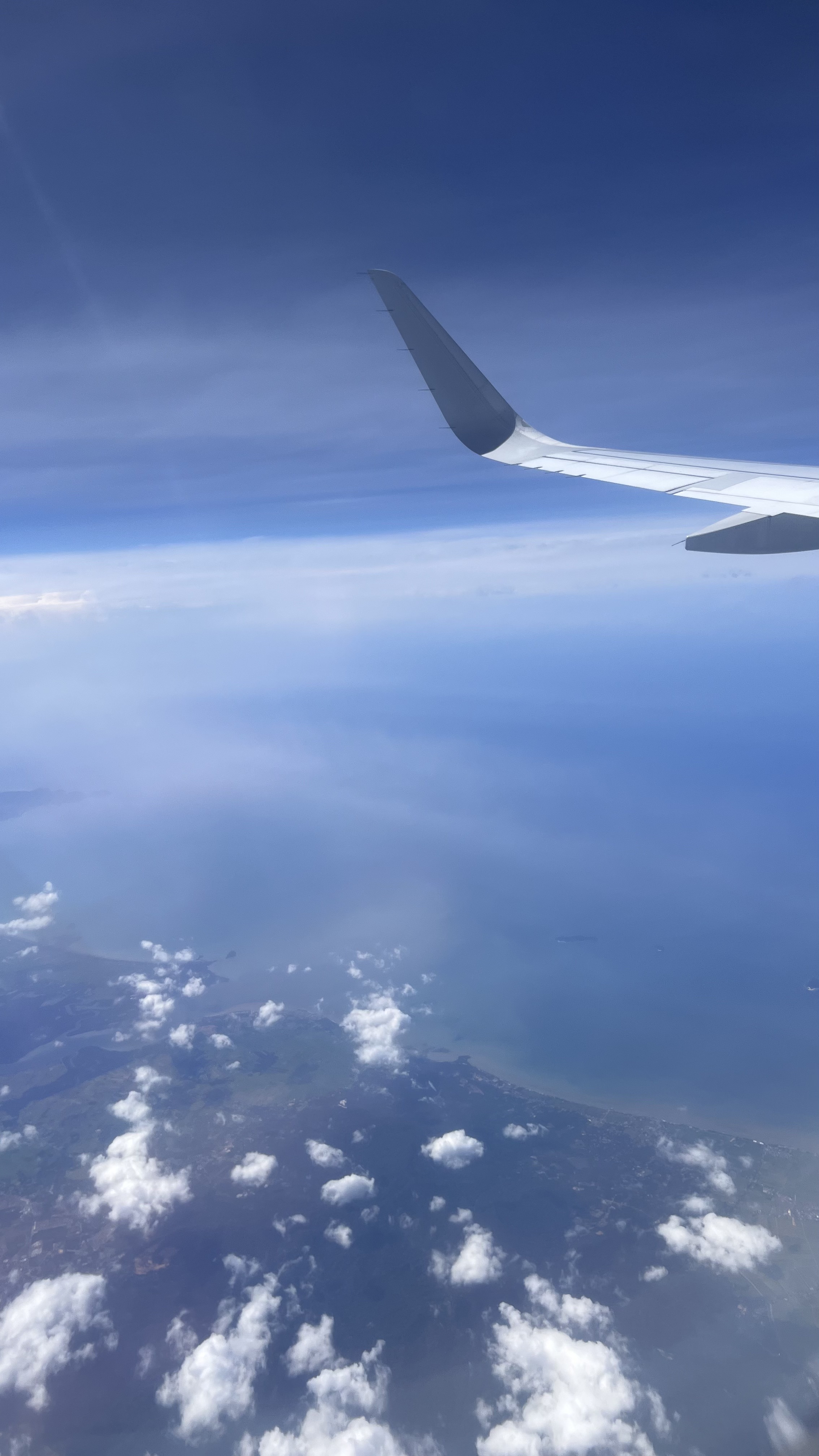 Plane in the clouds