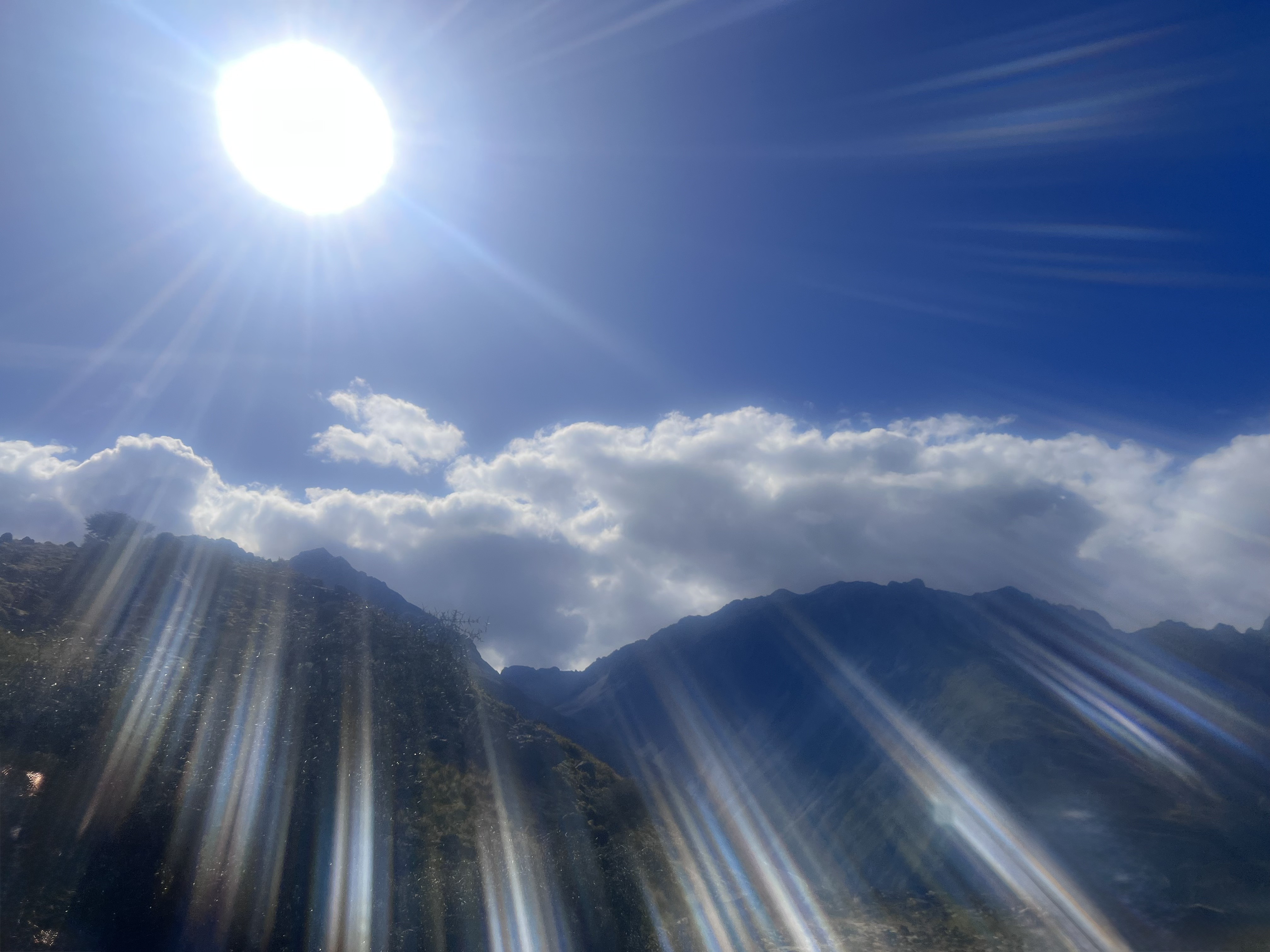 SunRays over mountains